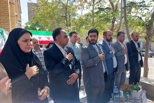افتتاح زمین چمن مدرسه امام رضا(ع) پردیس