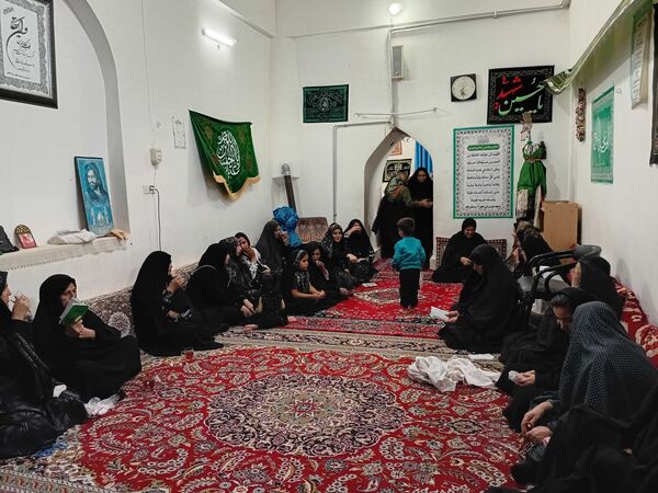 مراسم سوگواری شب اربعین در خلیل آباد