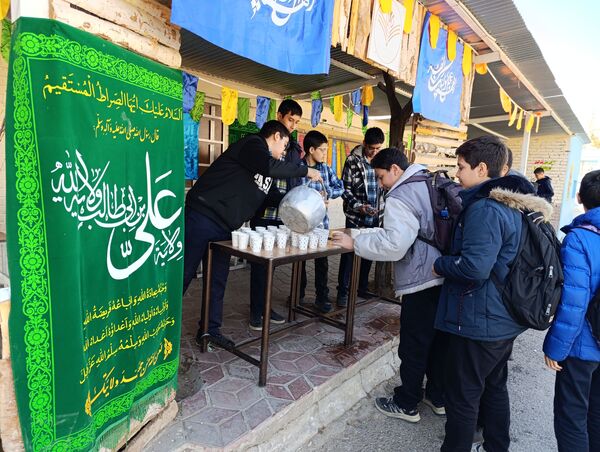 موکب مدرسه قفلی در مشهد
