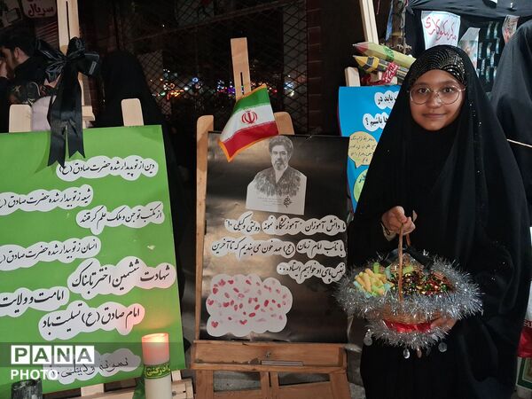 موکب فرهنگی دبیرستان نمونه وکیلی ۱۰ در حسینیه فضل 