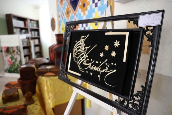 بازدید مدیر کل میراث فرهنگی، گردشگری و صنایع دستی فارس از نمایشگاه آثار هنرمندان در رشته های تابلو فرش و سفال