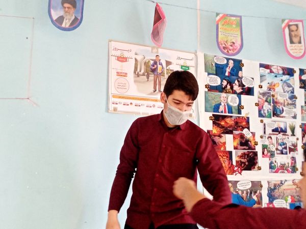 آماده سازی مدرسه انقلاب دبیرستان میثاق