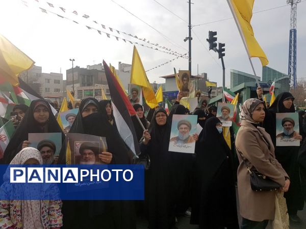 تشییع نمادین شهدای مقاومت درمشهد