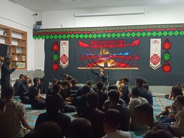 عزاداری دهه اول صفر در دبیرستان شهید بهشتی نیشابور 