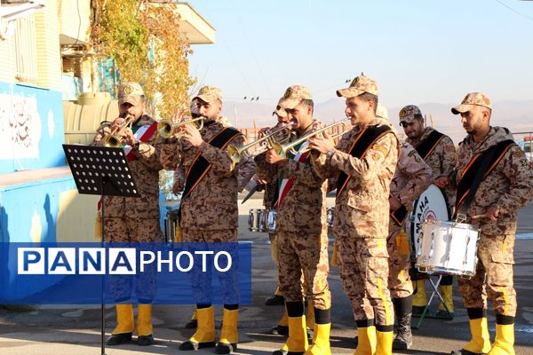 یادواره شهدای دانش‌آموزی سامان در ایام فاطمیه 