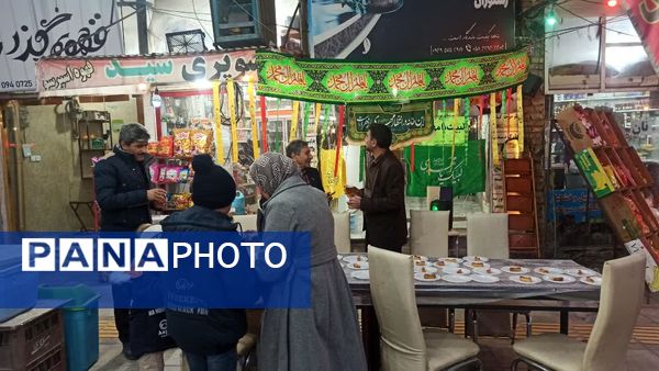 مراسم نور افشانی و ایستگاه صلواتی در شهرستان سملقان