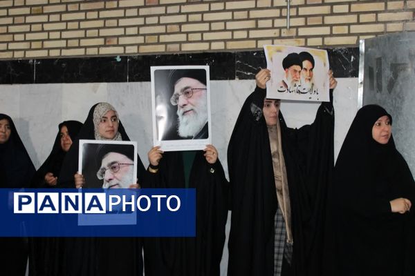 حضور پرشور کودکان گچسارانی در یوم‌الله ۹ دی