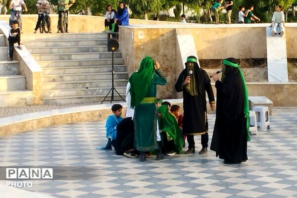 اجرای تعزیه به مناسبت دهه دوم محرم در بهارستان دو