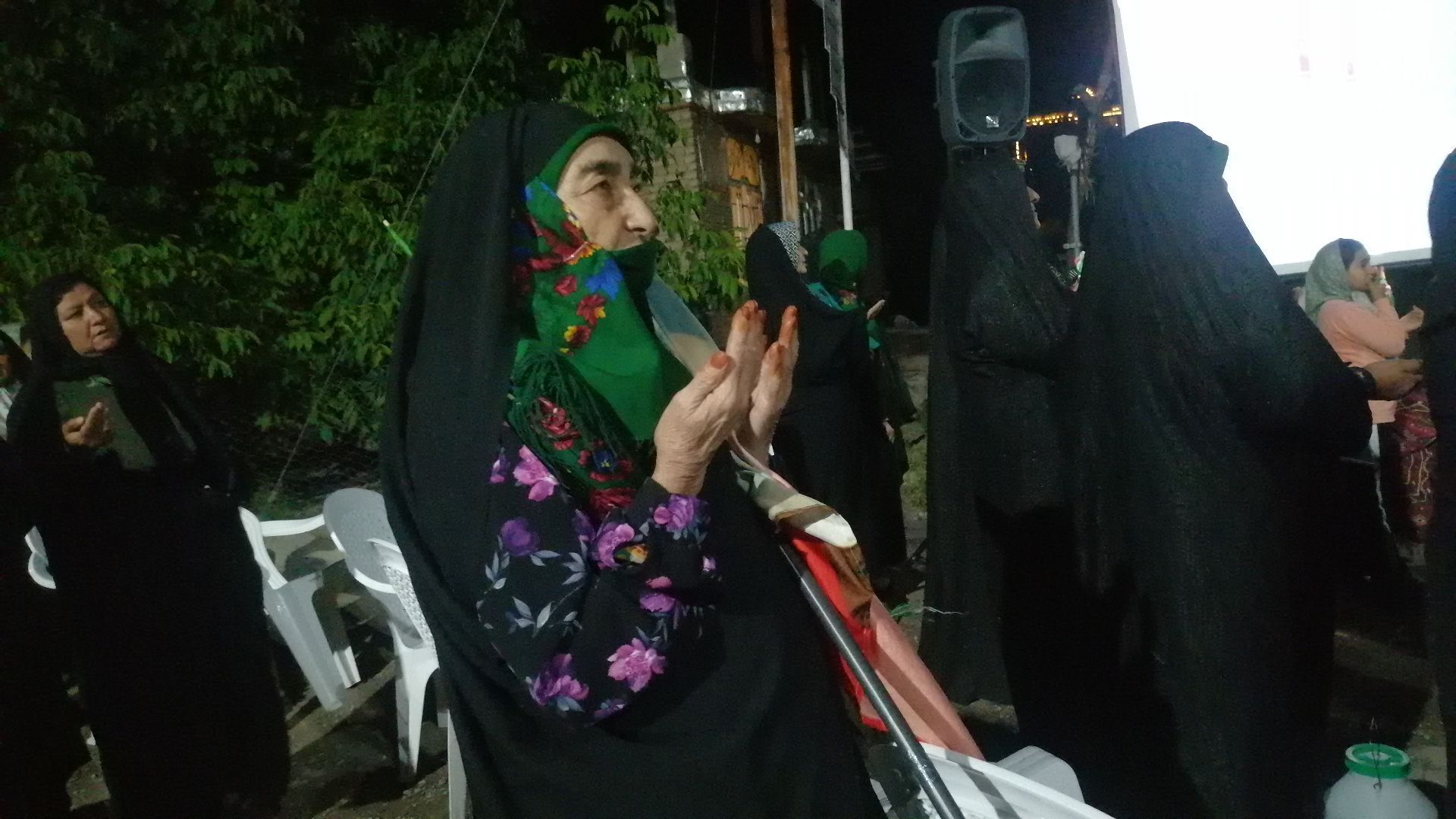 عزاداری مردم حسینی شهر بار