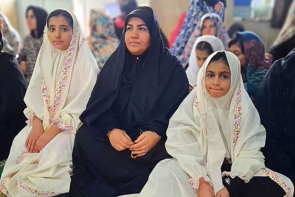 مراسم معنوی اعتکاف در مسجد سیدالشهدا شهرستان باشت