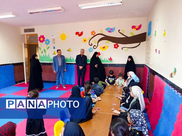 بازدید مدیر آموزش و پرورش کاشمر از هیأت دانش‌آموزی دختران