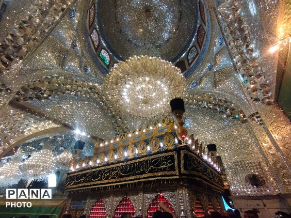 قاب های دیدنی از حرم سید محمد(ع) عموی حضرت صاحب‌الزمان(عج) در شهر بلد عراق
