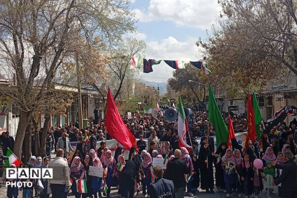 راهپیمایی روز قدس در استهبان