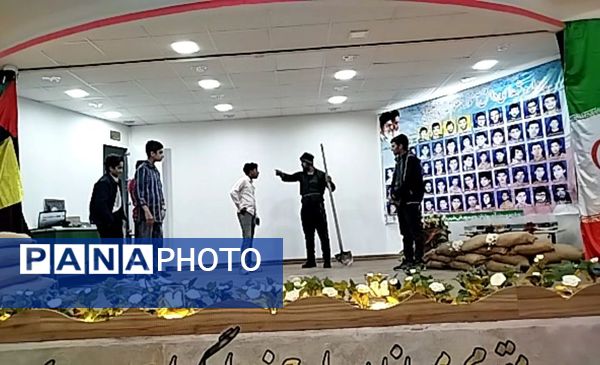 مراسم یادواره شهدای دانش‌آموز و معلم در شهرستان خلیل آباد