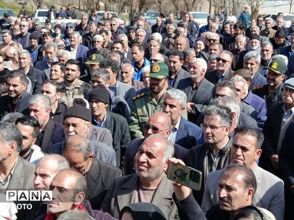 تشییع باشکوه پیکر پاک و مطهر شهید احسان اکبرزاده در نورآباد