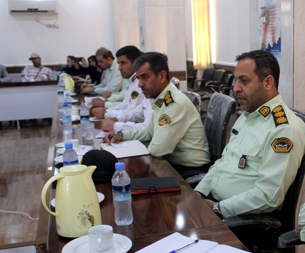 نشست خبری فرمانده انتظامی استان بوشهر با اصحاب رسانه 