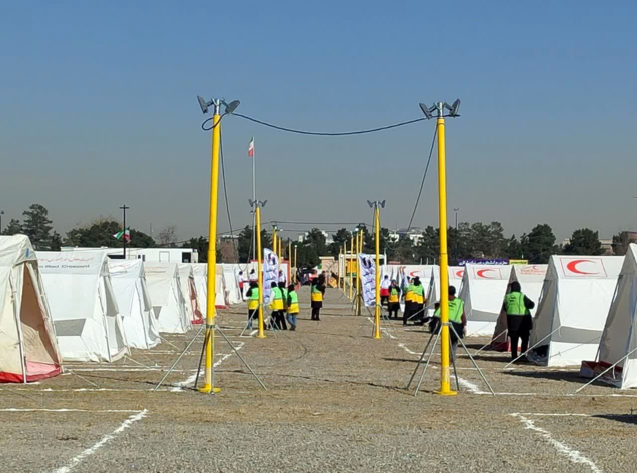 اجرای موفق مانور زلزله استانی «مقاوم در سایه خورشید» در کوهشار مشهد مقدس 