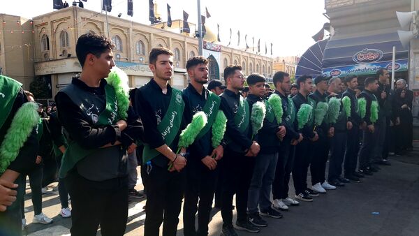 حضور کودکان و نوجوانان در دسته حسینیه اعظم زنجان 