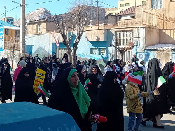  مراسم گرامیداشت راهپیمایی ۲۲ بهمن در شهرستان فیروزکوه