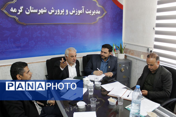 مانور بازگشایی مدارس در شهرستان گرمه 