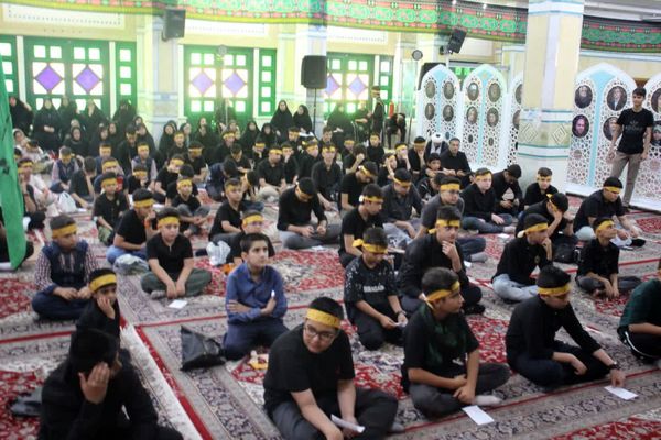 سوگواره احلی‌من‌العسل در شهرستان سمنان 