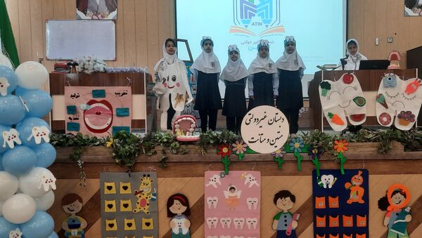 جشن دهان و دندان مدرسه متین و متانت 