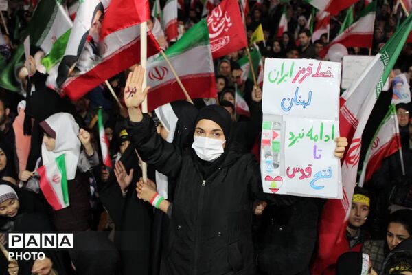 مراسم باشکوه اربعین شهادت رهبر شهید انقلاب اسلامی وشهدای میناب