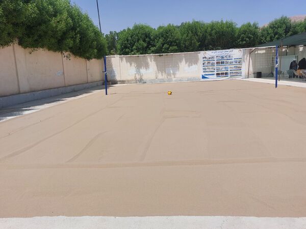 افتتاح زمین‌های فوتسال و بازی کودکان و والیبال پارک بانوان حاجی آباد  