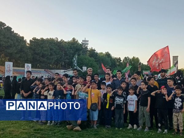 اجتماع بزرگ کودک و نوجوانان در پارک ملت مشهد مقدس