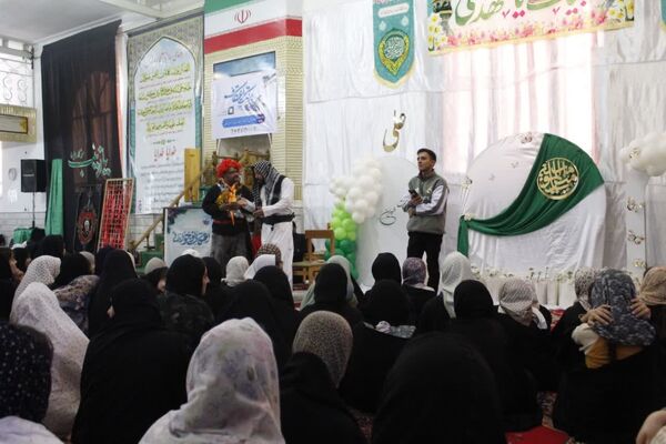 اختتامیه اعتکاف نوجوانانه در شهرستان گرمه 