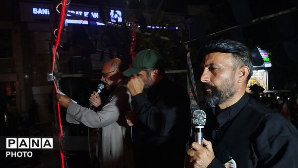 عزاداری امام حسین (ع)در صد و بیست و نهمین شب-۱