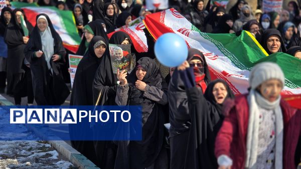 راهپیمایی ۲۲ بهمن در شهرستان نظرآباد 