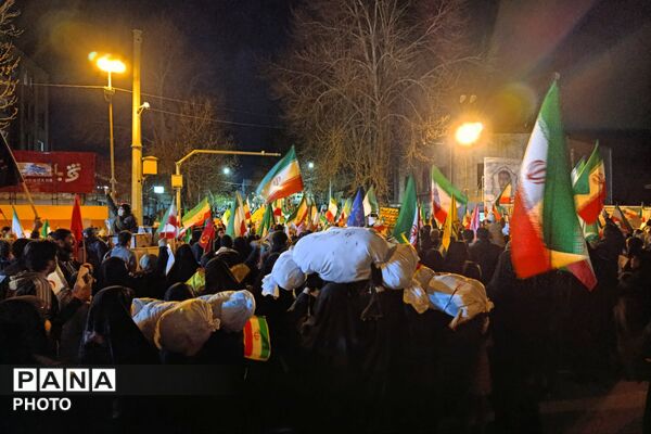 قرار شبانه مردم ولایتمدار کرمانشاه 