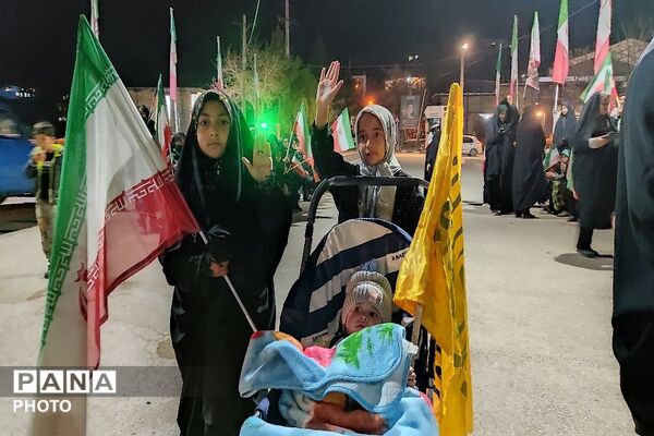 هجدهمین شب از اجتماعات خیابانی در شهر بار نیشابور