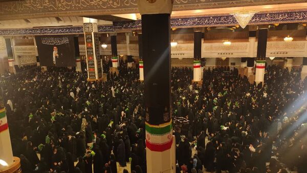 جلوه هایی از حضور مادران و نوزادان در همایشی به نام طفل شیرخوار کربلا
