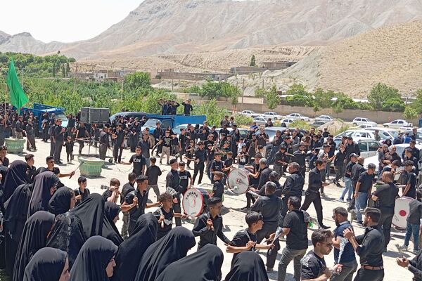 عزاداری عاشورای حسینی در شهر بار