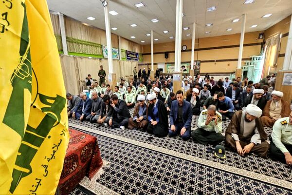 مراسم بزرگداشت شهدای مقاومت و نیروی انتظامی در شهرستان فاروج 