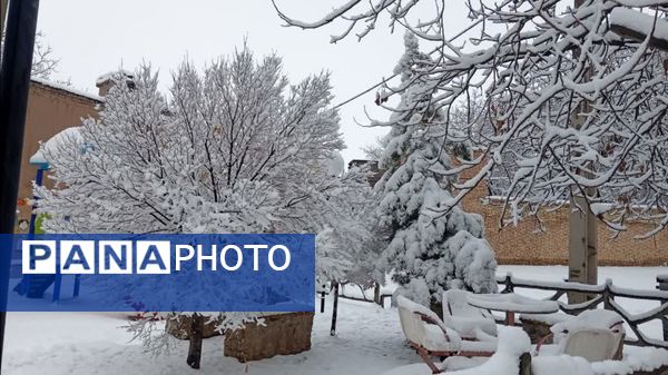 سفیدپوش شدن روستاهای یزد به روایت تصویر