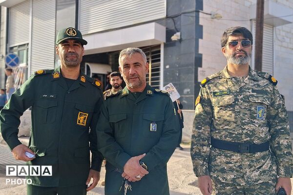 نمایش عظیم اقتدار جان‌فدایان ایران امام رضایی در باشت