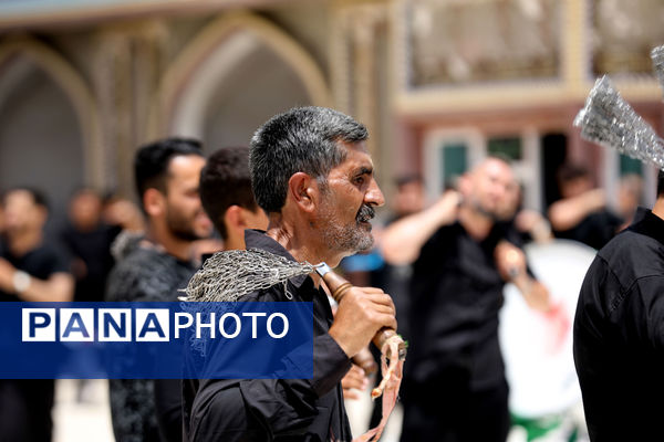 عزاداری روز تاسوعا در مسجد مقدس جمکران