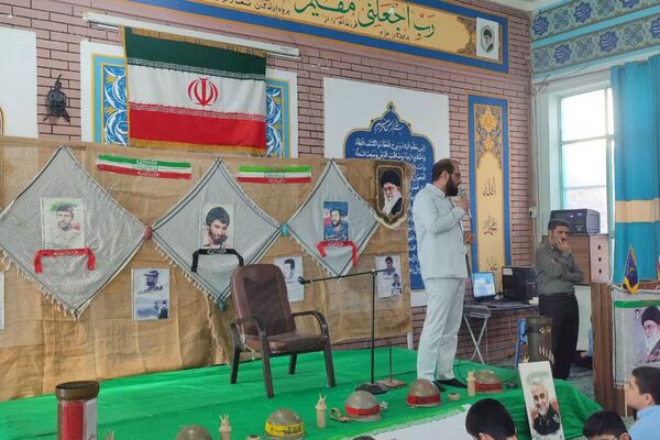 مراسم یادواره شهدا در آموزشگاه امین شهید بکائی