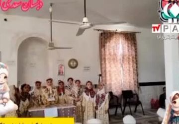 برگزاری جشن تکلیف دانش آموزان دبستان روستای امند