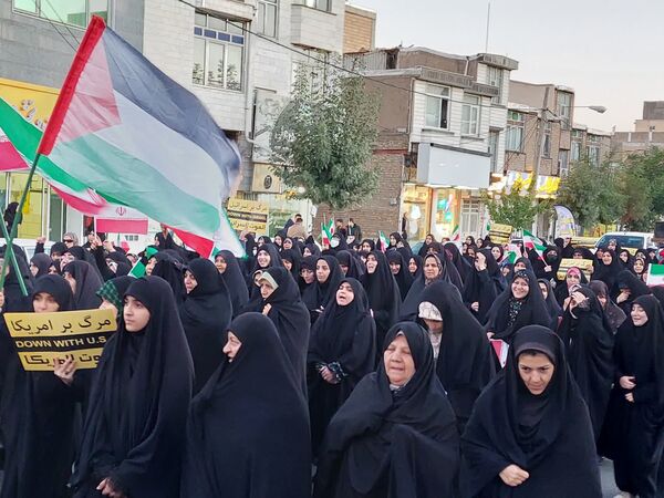 تجمع مردم خرمدره در محکومیت ترور شهید سیدحسن نصرالله