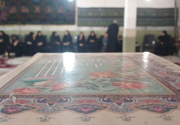 اربعین‌کرفس،در حسینیه علمدار