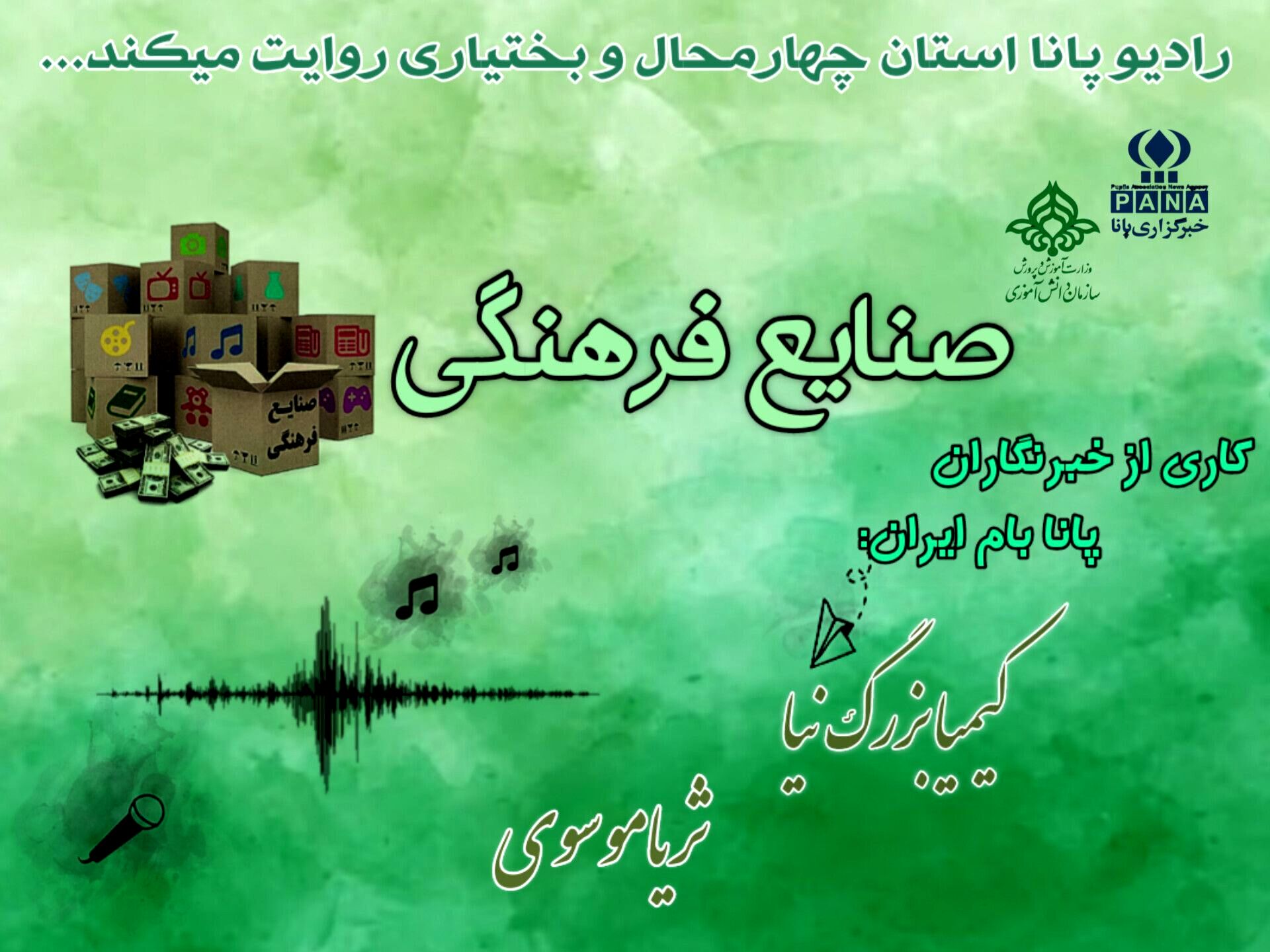 پادکست نقش صنایع فرهنگی
