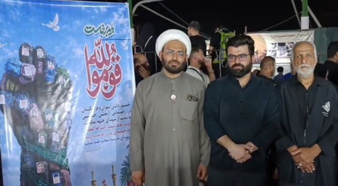 کلاس درس ایثار در مرز بین المللی شلمچه