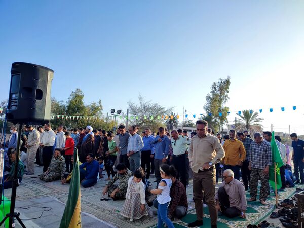 نماز عید سعید فطر در بوموسی