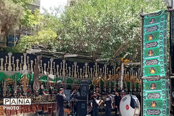 مراسم عزاداری ظهر عاشورا در شهر صباشهر
