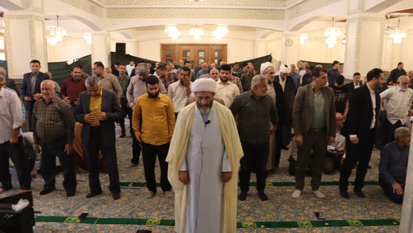 نماز جمعه باشکوه بندپی شرقی با سخنرانی رئیس آموزش و پرورش منطقه