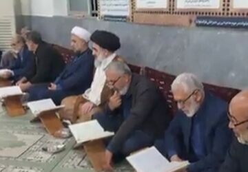 محفل انس با قرآن در مسجد فاطمیه روستای قراخیل قائمشهر